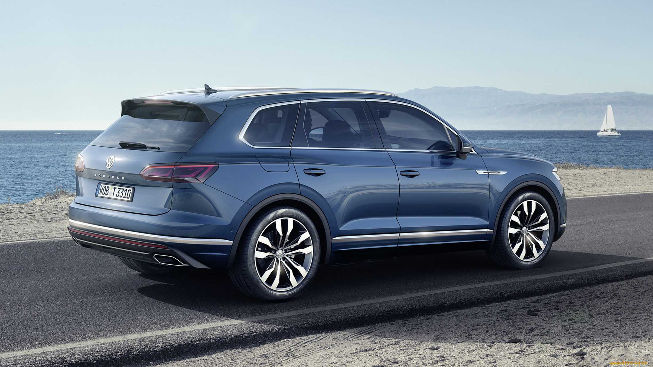 volkswagen touareg 2019, , volkswagen, touareg, 2019, blue